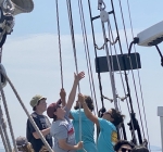 Hoisting sail