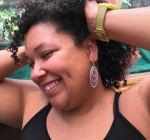 2019 - Vanice (Neecy) Dunn modeling EWD Earrings
