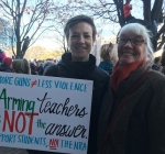Gwen and Jesse at Protest