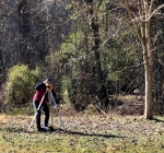 Edwin shooting elevations with Steve Carr