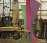 Jesse painting Parish Sculpture
