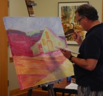 Ricky Lindley Painting at the Silk Hope All Out Art Invitational (16)